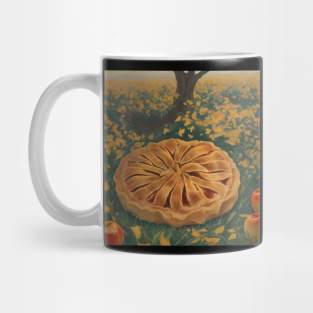 Apple Pie Picture Art Vintage Established Kawaii Sweet Mug